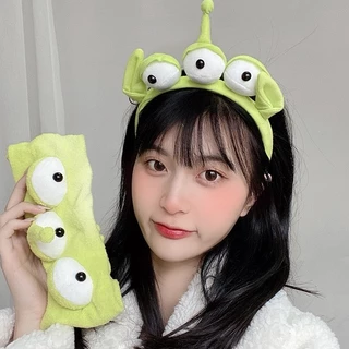 พร้อมส่ง ส่งไว ที่คาดผม มี6แบบ สามตา Disney กรีนแมน Greenman เอเลี่ยน ใส่ปาร์ตี้ ของขวัญ คอสเพลย์ น่ารัก สไตล์เกาหลี