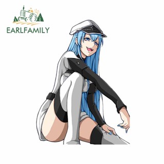 Earlfamily สติกเกอร์ไวนิล กันน้ํา กันรอยขีดข่วน พิมพ์ลายอนิเมะ Akame Ga KILL 13 ซม. x 9.8 ซม. สําหรับติดตกแต่งหน้าต่างรถยนต์