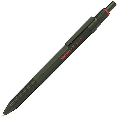 Rotring 2159368 Multi Pen Camouflage Green 600 3in1 Mechanical Pencil Luxury Writing Stationery Made