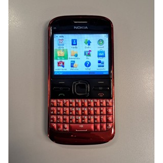 Nokia E5 สีแดง แท้ มือสอง สภาพสวย ควรค่าแก่การ สะสม สำรองใช้งาน