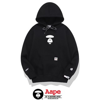 Aape เสื้อฮู้ด ผ้าฝ้าย พิมพ์ลาย แฟชั่น