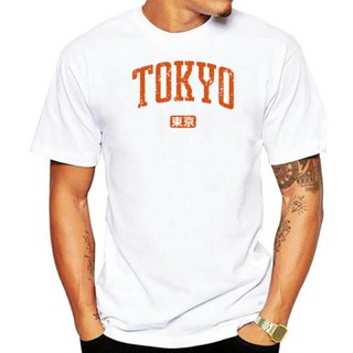 เสื้อยืด พิมพ์ลาย Tokyo สําหรับผู้ชายS-5XL