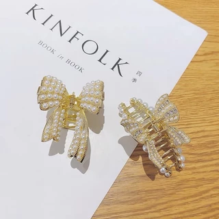 🇹🇭พร้อมส่งในไทย🇹🇭 กิ๊บติดผมโลหะประดับมุก Butterfly Pearl Clip พร้อมส่ง กิ๊บเกาหลี