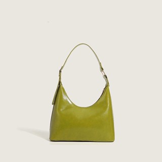 Crescent bag (black/ white/ green)