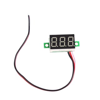 Digital Voltage Meter 4.5-30VDC 0.36 Inch Display โวลต์มิเตอร์ขนาดเล็ก วัดแรงดันพร้อมแสดงผล 7 Segment