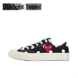 CDG Play x Converse Polka Dot CTAS 1970s Low black dot Rei Kawakubo  ของแท้ 100 %