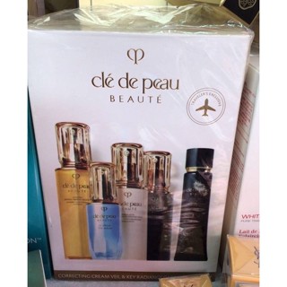 Cle de peau beaute Correcting cream veil&amp; key radiance care emulsion set 5 ชิ้น