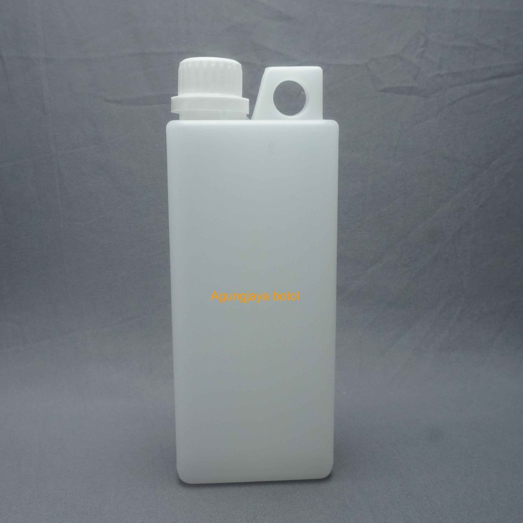 1 L Jerry Can Bottle คอ HDPE ธรรมชาติ 30 ชุด Spl/Jerry Can 1000 Ml ฝาสี