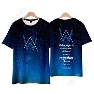 เสื้อยืดแขนสั้นลําลอง พิมพ์ลาย Alan Walker Im Faded แฟชั่นสําหรับผู้ชาย