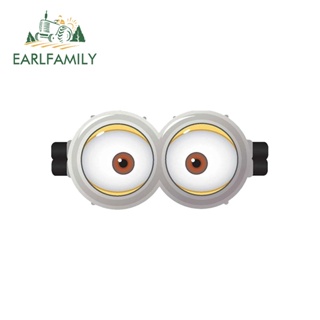 Earlfamily สติกเกอร์ไวนิล กันน้ํา ลายอนิเมะ Minions JDM VAN ขนาด 13 ซม. x 6 ซม. สําหรับติดตกแต่งรถยนต์ แล็ปท็อป กีตาร์ กระเป๋าเดินทาง