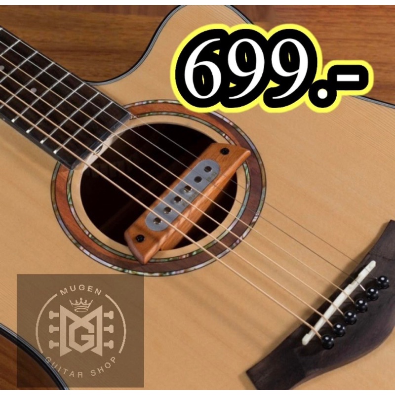 Pick up guitarโปร่ง Flanger รุ่นFp02ไม่ต้องเจาะกีตาร์ตัวโปรดของคุณเพียงแค่ติดตั้งง่ายๆก็กลายเป็นกีตา