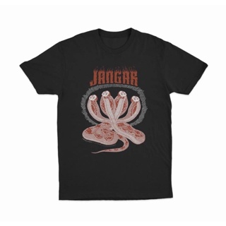 Jangar เสื้อยืด ลายม้าลาย 4 หัว