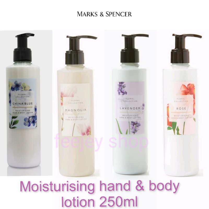 Marks&Spencer โลชั่นบำรุงมือและผิวกาย 250ml 🌸 Floral collection 🌸Moisturising hand & body lotion 250