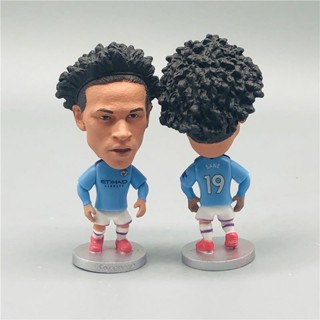 ฟิกเกอร์ตุ๊กตาฟุตบอล Manchester City Player Leroy Sané