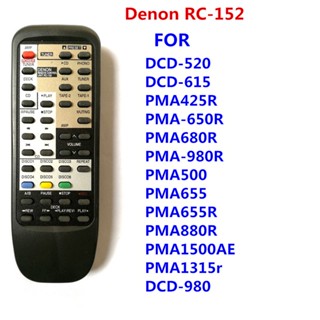 Denon RC-152 ใช้สําหรับ Denon DCD520 DCD615 PMA425R PMA650R PMA680R PMA980R PMA500 PMA655 PMA655R PMA880R PMA1500AE DCD980 PMA1315R