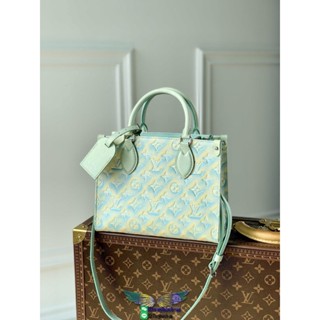 M46270 Louis LV PM monogram onthego shopper handbag open shopping tote elegant holiday bag