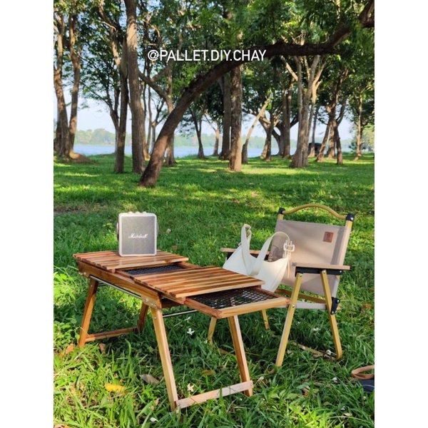 โต้ะ IGT DNA CAMP เป็นงานไม้ แคมป์ปิ้ง