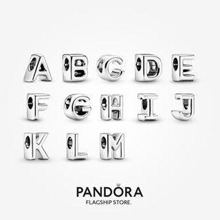 Pandora charm Letter Alphabet Silver Charm  silver jewelry w1022