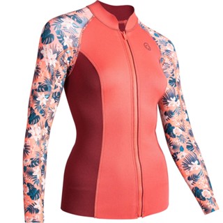 เสื้อนีโอพรีนแขนยาวสำหรับผู้หญิงรุ่น 500 SUBEA WOMENS LONG-SLEEVE NEOPRENE TOP 500