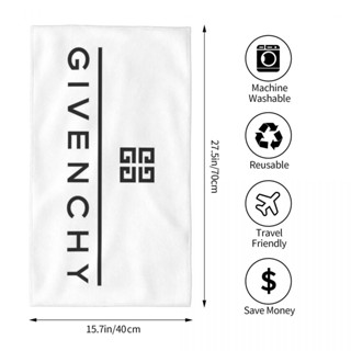 Givenchy (9) ผ้าขนหนู ทรงสี่เหลี่ยม ดูดซับน้ํา ขนาด 70x40 ซม. สําหรับเล่นกีฬา ฟิตเนส โยคะ กลางแจ้ง