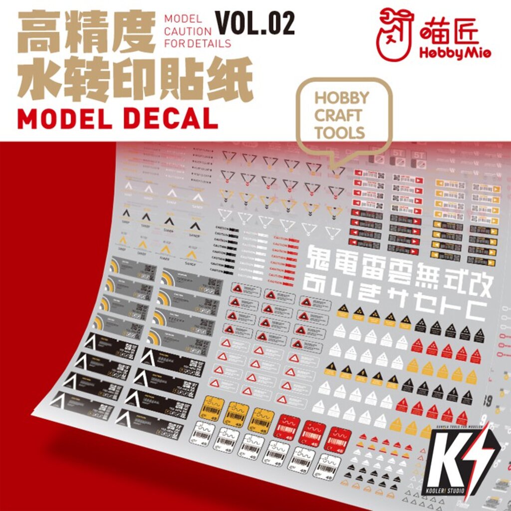 Waterdecal Hobbymie Vol2 #ดีคอลน้ำสำหรับติดกันพลา