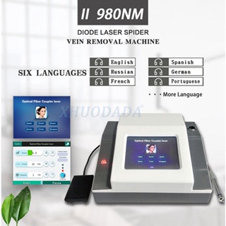 Portable 3 In 1 980nm Diode Laser Spider Intravenous Removal Machine Removes Vascular Spider Venous Vascular Equipment H