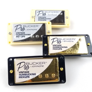 Hs-(พร้อมส่ง 100%) ของแท้ Epi LP Standard PRO ปิ๊กอัพกีตาร์ไฟฟ้า Alnico Humbucker นิกเกิล ฝาครอบสีทอง 1 ชุด