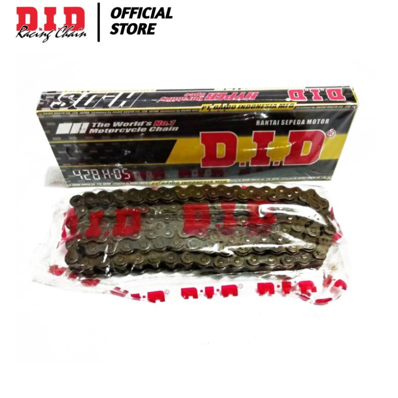 Hitam โซ่ 428H TEBEL 140L DID HDS สีดํา R15 KLX XABRE CRF FXR CBR BYSON CUSTOM RACING 428