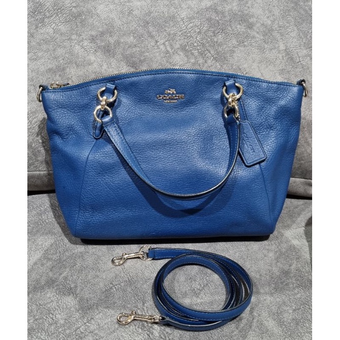 กระเป๋า COACH small kelsey satchel in pebble leather มือสอง ของแท้ จากshopอเมริกา