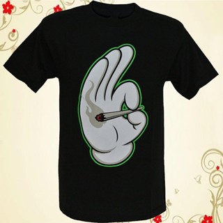 Tmgts1 [พร้อมส่ง] เสื้อยืดผ้าฝ้าย พิมพ์ลายการ์ตูน Swag Weeds Hand Holding Joint พลัสไซซ์ ของขวัญคริสต์มาส สําหรับผู้ชาย