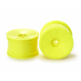 [ชุดแต่งรถบังคับ] TAMIYA 54749 OP.1749 Buggy Rear Dish Wheels (Hex Hub, Yellow) ชุดแต่งทามิย่าแท้ rc