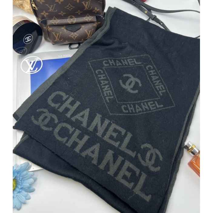Chanel Acrylic Vintage Scarf