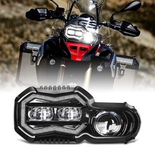 New E24-mark Headlights For BMW F800GS F800R F 650 700 800 GS F 800GS ADV Adventure Complete LED Projector Headlight Ass