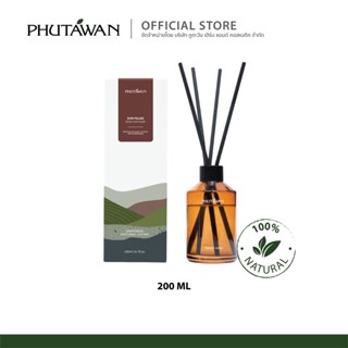 Phutawan ก้านไม้หอมปรับอากาศรุ่นพรีเมี่ยม ส่วนผสมจากน้ำมันหอมระเหยเบลนด์อย่างลงตัว ขนาด 200 ml