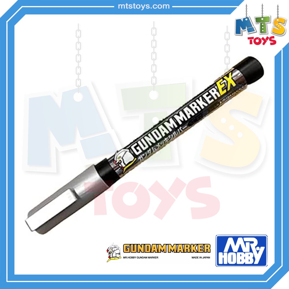 **MTS Toys**MR.HOBBY : Gundam Marker EX XGM100 Plated Silver ปากกากันดั้มมาร์กเกอร์สีเงินเงา