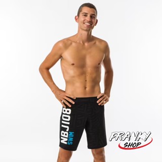 กางเกงว่ายน้ำขาสั้นผู้ชายทรงยาว Men’s Swimming Swim Shorts Swimshort 100 Long Nbji