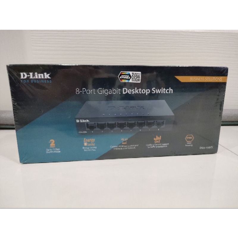 D-Link DGS-108GL 8-Port Gigabit Unmanaged Desktop Switch Life timeWarranty