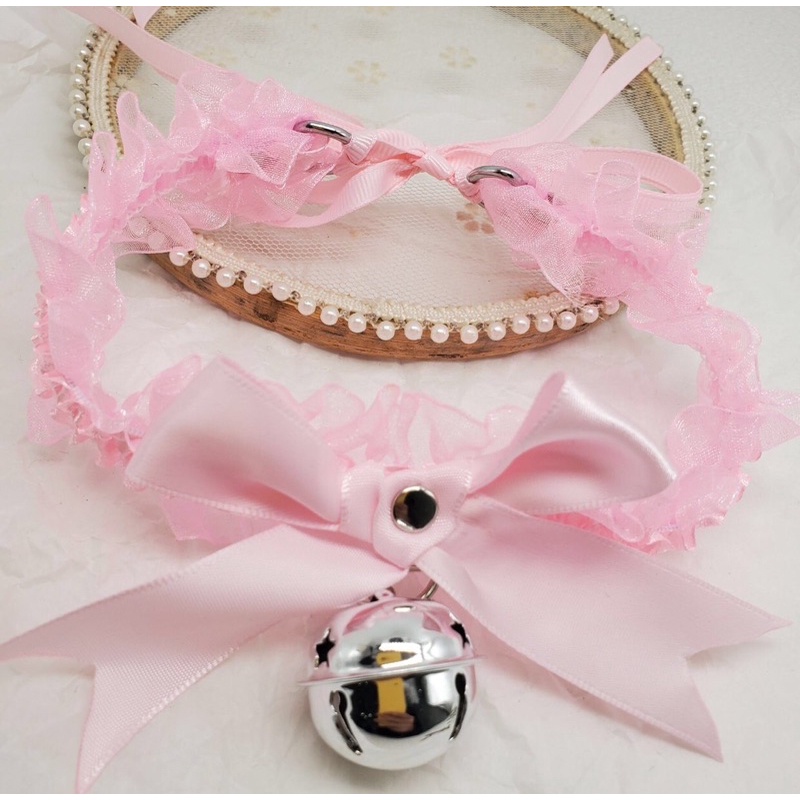 พร้อมส่ง โชกเกอร์ โชกเกอร์ปลอกคอแมว โชกเกอร์มีกระดิ่งแบบผูกเอง คอสเพลย์ - รูปที่ 6