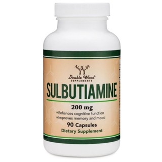 พร้อมส่ง  Double wood - Sulbutiamine (90 x 200 mg Capsules)