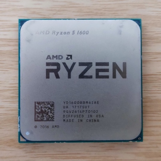 CPU AMD RYZEN 5 1600 3.2 GHz. มือสอง