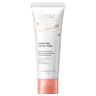 Y.O.U The Radiance White Purifying Facial Foam 100g โฟมล้างหน้ากลิ่นหอมสดชื่น