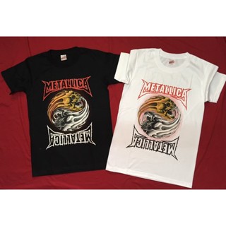 T-shirt  MT050 เสื้อยืดวงร็อค METALLICA เมทัลลิก้า เสื้อวง เสื้อยืดเมทัลลิกา เสื้อวินเทจS-5XL