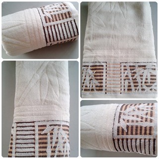 ผ้าขนหนูใยไผ่ ผ้าเช็ดตัว ใยไผ่ Bamboo Towel ผ้าขนหนูคุณภาพดี ซับน้ำได้ดี ทอมาจากใยไผ่