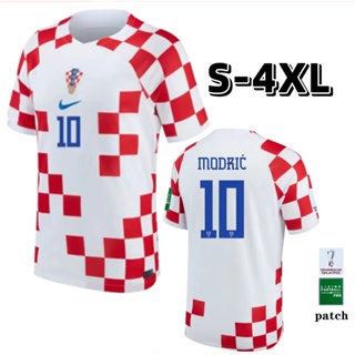 เสื้อกีฬาแขนสั้น ลายทีมชาติฟุตบอล Croatia 2022-23 ชุดเหย้า