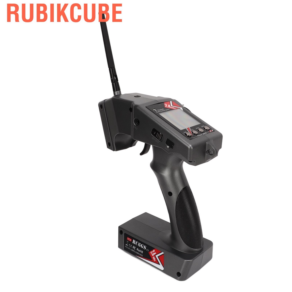 Rubikcube RC6GS V3 7 Channels 2.4Ghz RC Transmitter R7FG Receiver Set