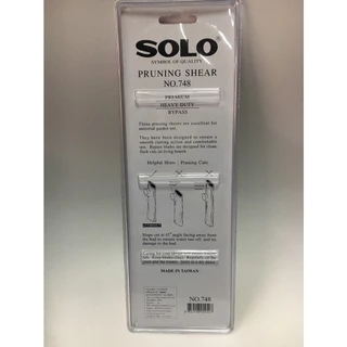 SOLO กรรไกรตัดกิ่้ง กรรไกรตัดกิ่งแบบมือ SOLO รุ่น 748 ของแท้ 100% Made in taiwan
