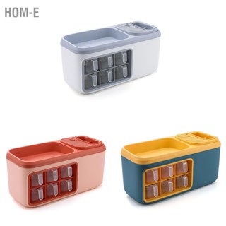 Hom-E Seasoning Bottle Storage Box Multifunctional Double Layer Kitchen Spice Organizer Knife Spoon Utensil Holder