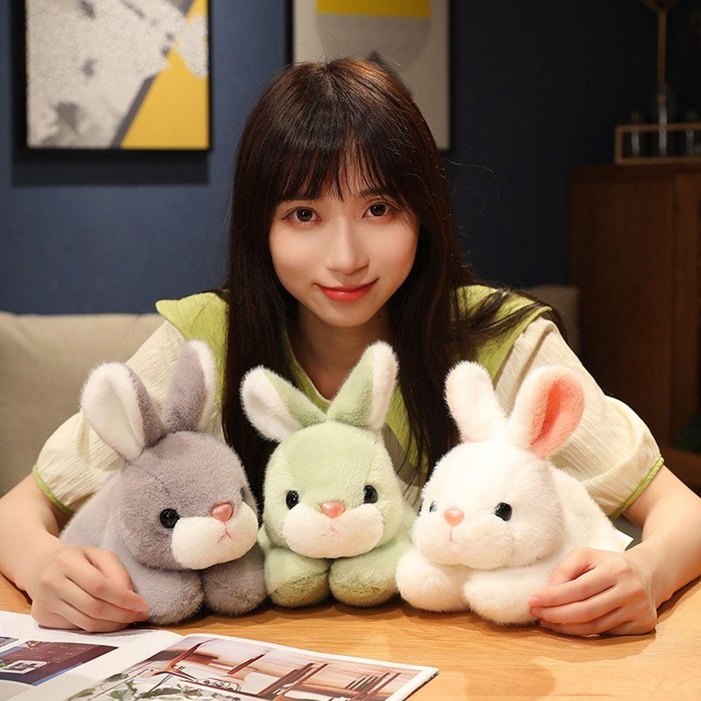 Bo หมอนตุ๊กตากระต่ายน่ารัก แบบนิ่ม เหมาะกับของขวัญ ของเล่นสําหรับเด็ก
