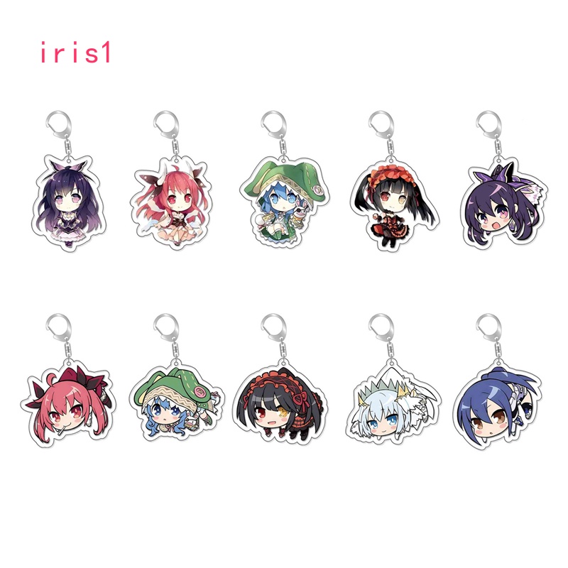 พวงกุญแจอะคริลิค จี้คอสเพลย์อนิเมะ Date A Live Tokisaki Kurumi