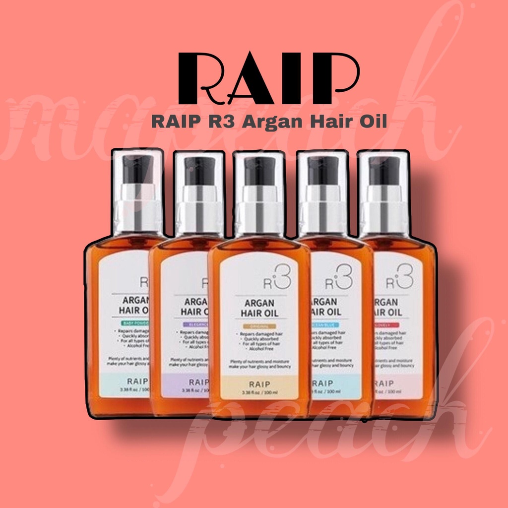 น้ำมันอาร์แกนบำรุงผม Raip R3 Argan Hair Oil